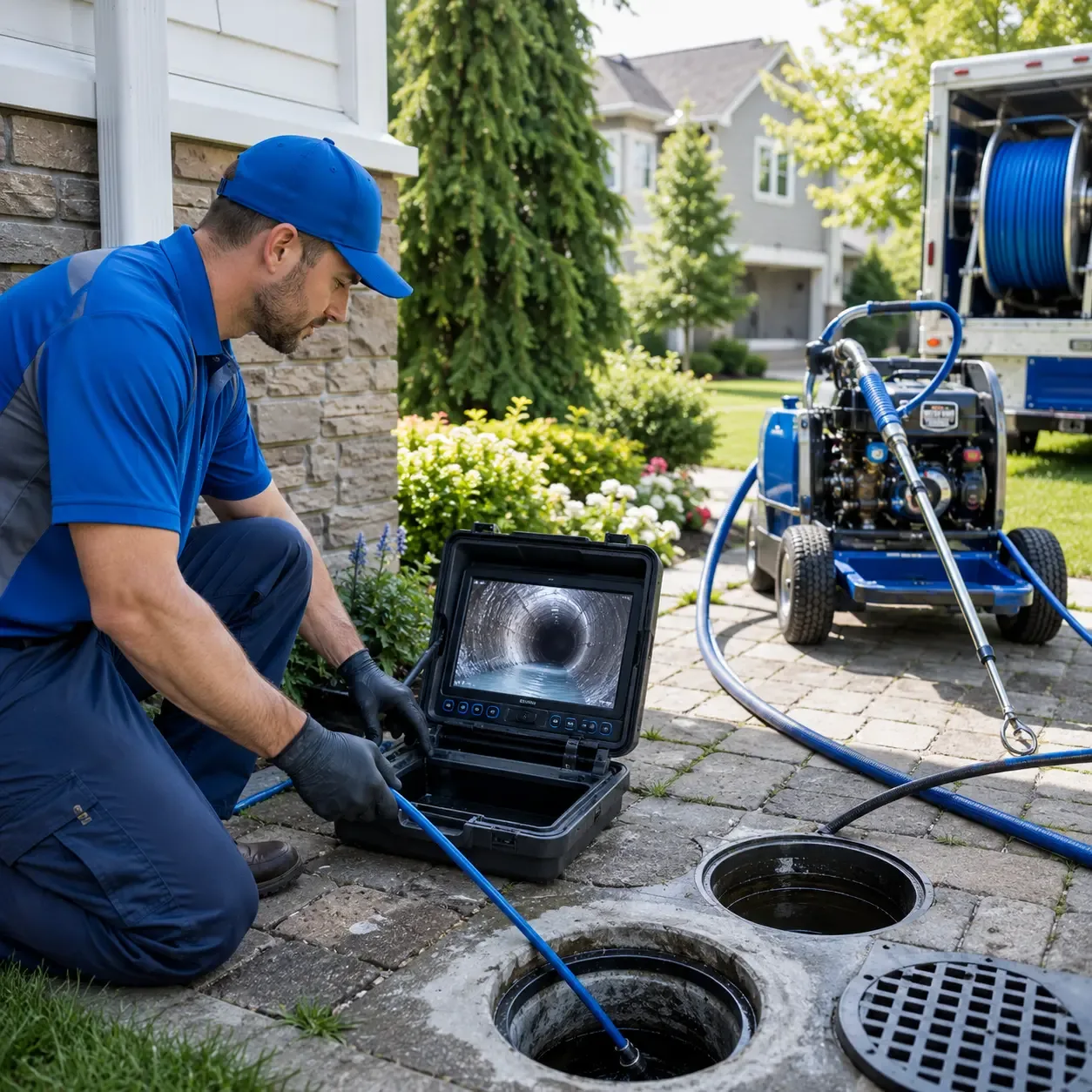 Outdoor drain cleaning professionals serving Nahunta, GA